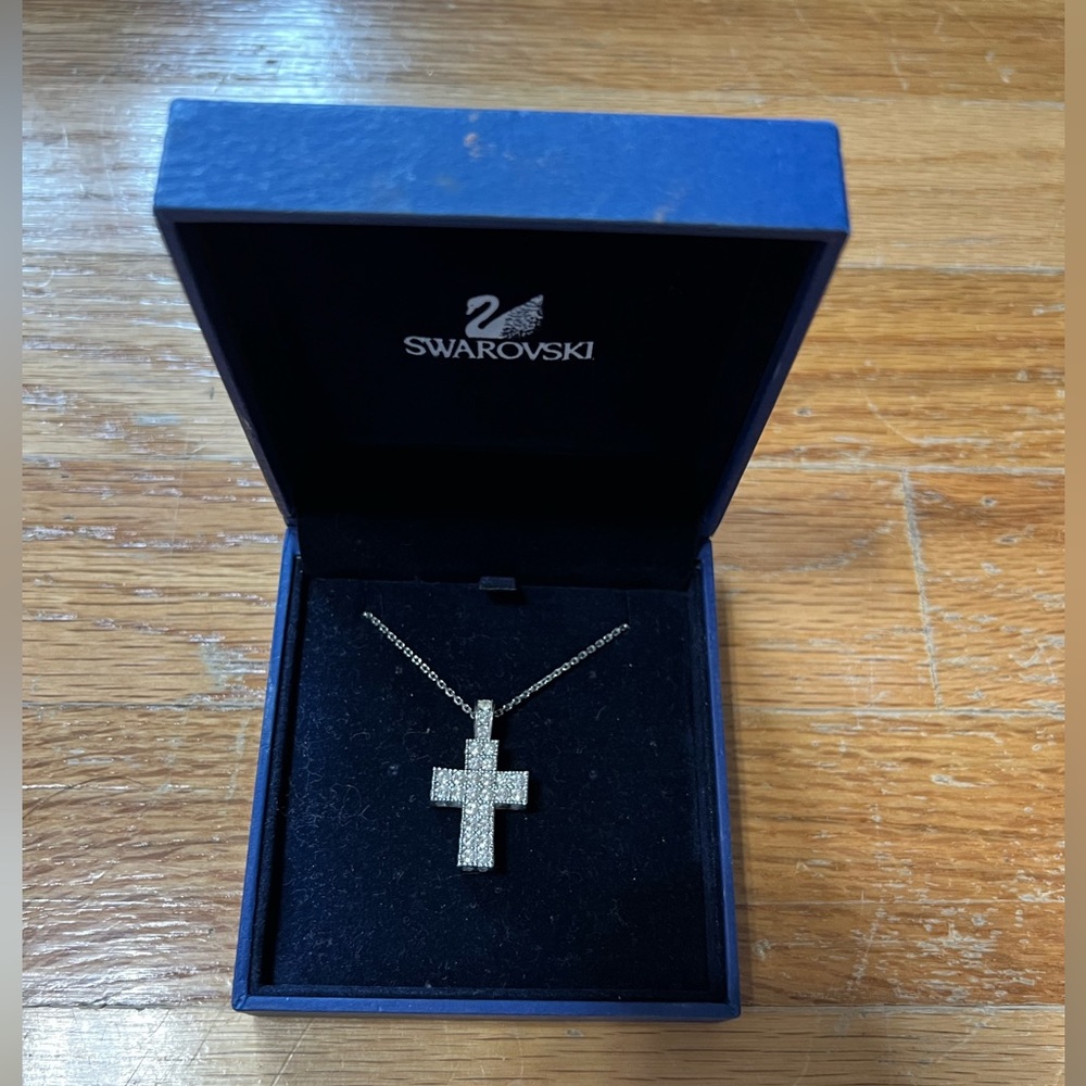 Swarovski Large Cross Necklace